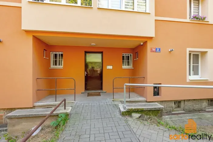 Pronájem bytu 2+kk, Ústí nad Labem, Resslova, 45 m2