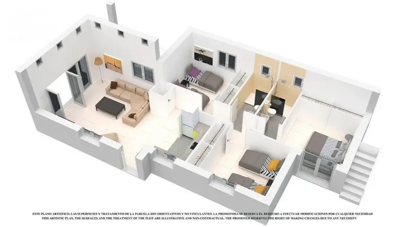 Prodej rodinného domu, Los Alcazares, Murcia, Španělsko, 108 m2