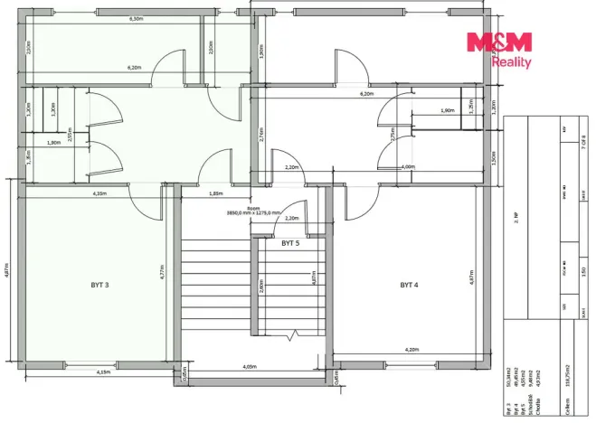 Prodej bytu 1+1, Kolín - Kolín V, U Borků, 50 m2