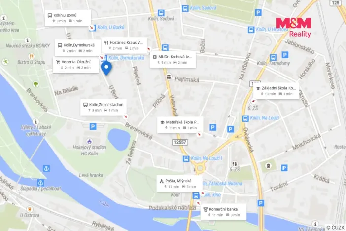 Prodej bytu 1+1, Kolín - Kolín V, U Borků, 50 m2