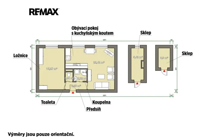 Prodej bytu 2+kk, Heřmanova Huť, Sídliště, 44 m2