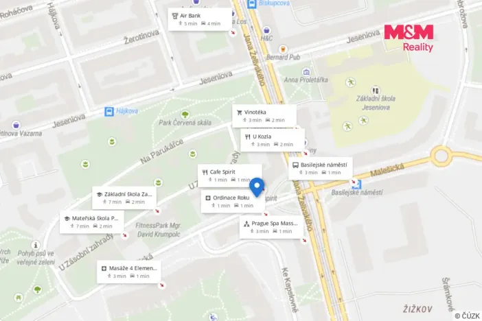 Pronájem bytu 2+1, Praha - Žižkov, Malešická, 70 m2