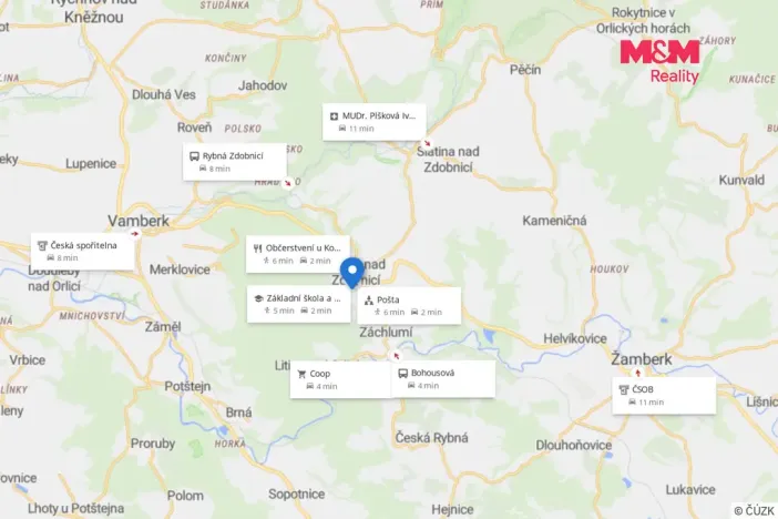 Prodej rodinného domu, Rybná nad Zdobnicí, 102 m2