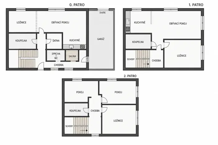 Prodej rodinného domu, Klatovy, Korálkova, 210 m2