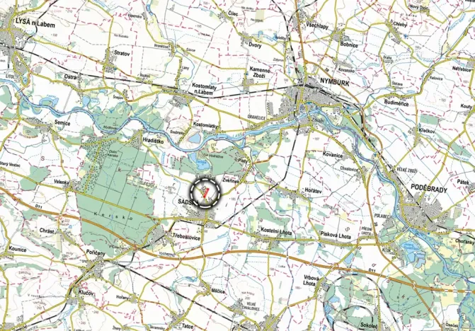 Prodej pozemku pro bydlení, Sadská, 5506 m2