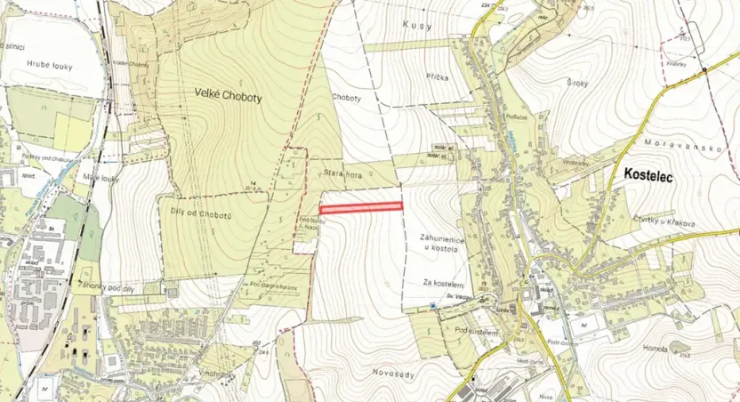 Prodej pole, Kostelec, 8059 m2