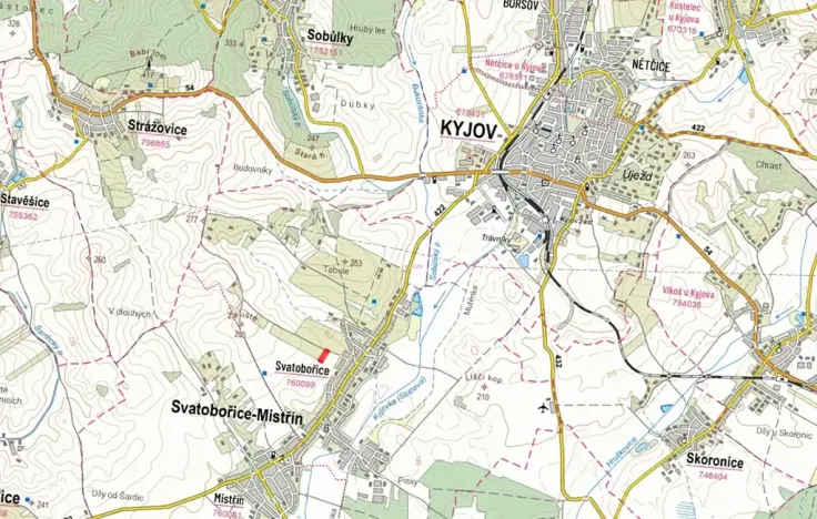 Prodej pole, Svatobořice-Mistřín, 4972 m2