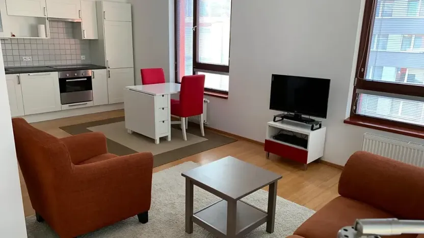 Pronájem bytu 1+kk, Praha - Žižkov, Baranova, 40 m2