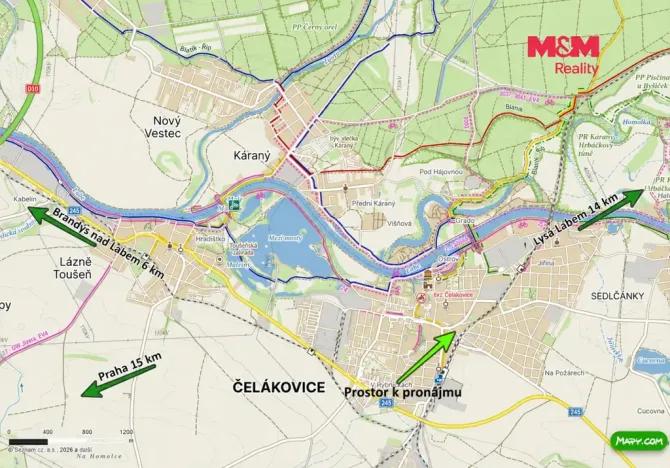 Pronájem obchodního prostoru, Čelákovice, Sedláčkova, 39 m2