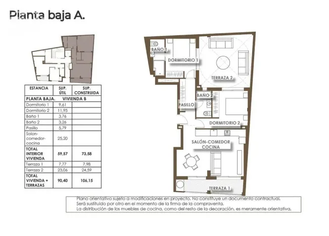 Prodej bytu 2+kk, Torrevieja, Alicante, Španělsko, 50 m2