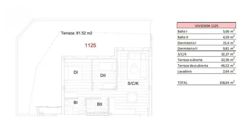 Prodej bytu 3+kk, San Miguel de Salinas, Alicante, Španělsko, 91 m2