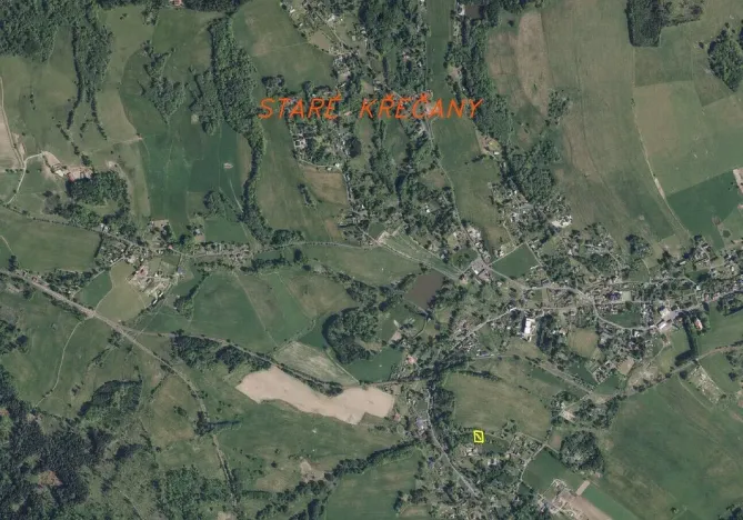 Prodej pozemku, Staré Křečany, 1188 m2