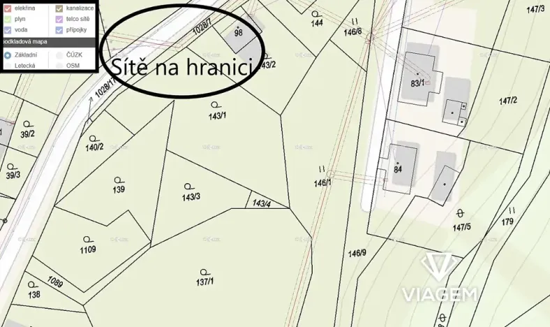 Prodej podílu zahrady, Višňová, 824 m2