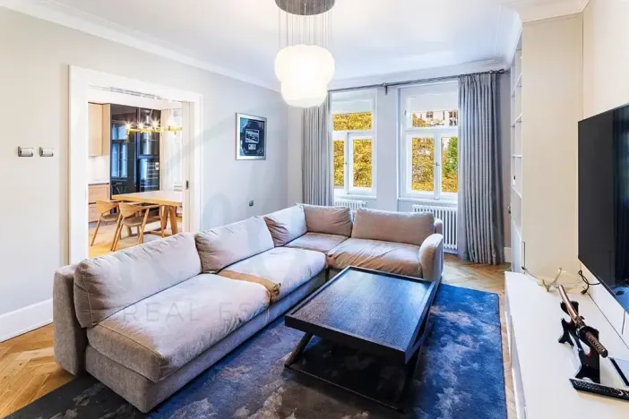 Pronájem bytu 3+1, Praha - Vinohrady, Lužická, 120 m2