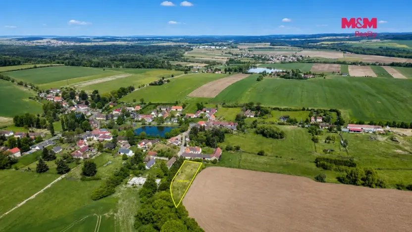Prodej pozemku pro bydlení, Albrechtice nad Vltavou - Údraž, 2590 m2