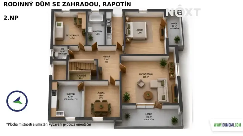 Prodej rodinného domu, Rapotín, Vodní, 199 m2