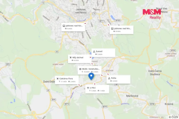 Prodej zahrady, Jablonec nad Nisou, Jasanová, 213 m2