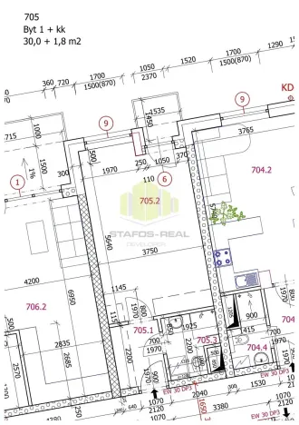 Pronájem bytu 1+kk, Olomouc, Wolkerova, 30 m2