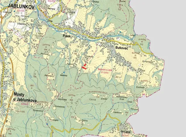 Prodej louky, Jablunkov, 4953 m2