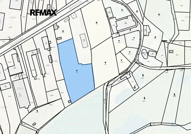 Prodej komerčního pozemku, Týnec nad Labem, Bambousek, 7711 m2