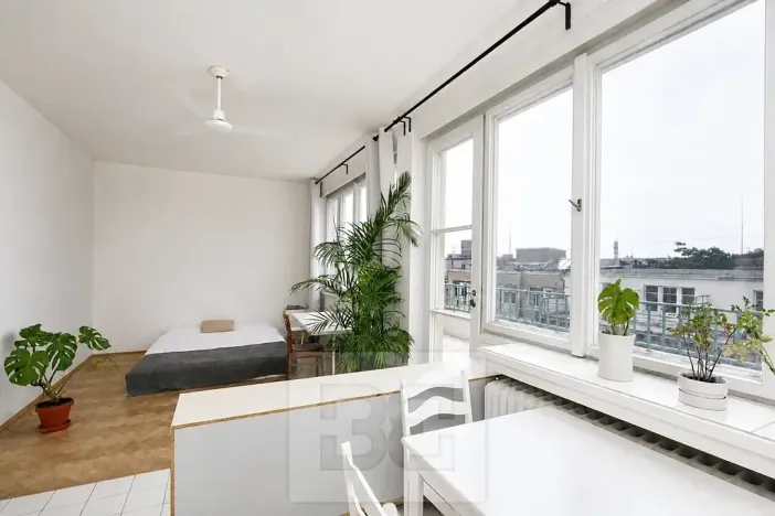 Pronájem bytu 1+kk, Praha - Holešovice, Vinařská, 34 m2
