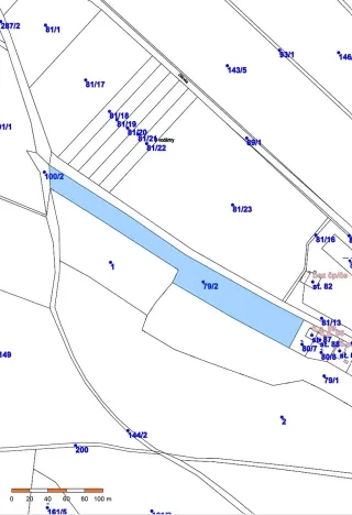 Prodej podílu pole, Neděliště, 722 m2