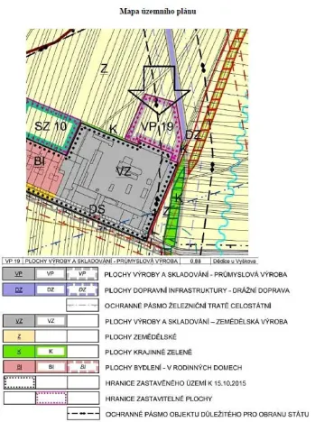 Dražba pozemku, Vyškov, 8890 m2
