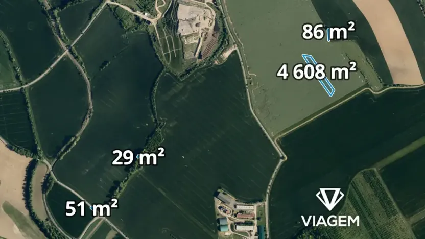 Prodej podílu pole, Zdounky, 550 m2