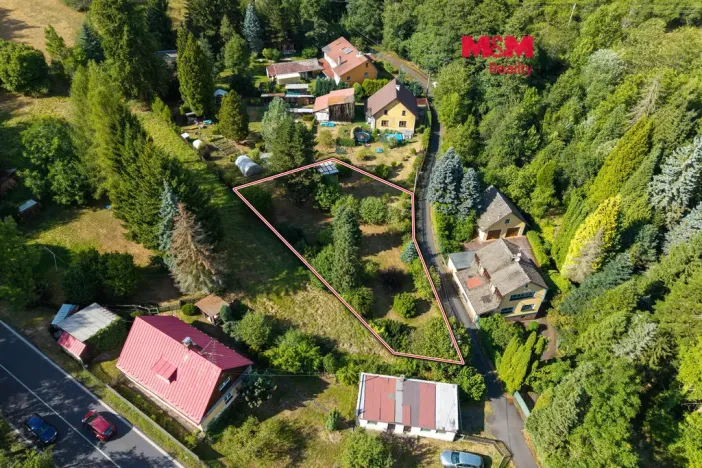 Prodej pozemku pro bydlení, Krásný Les - Damice, 897 m2