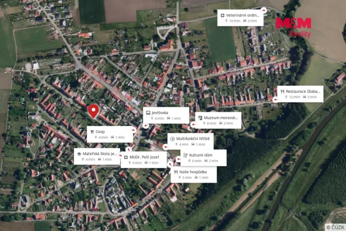 Prodej pozemku pro bydlení, Jevišovka, Zahradní, 579 m2