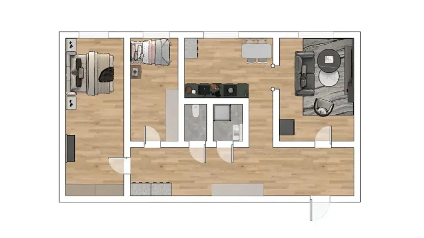 Prodej bytu 3+1, Český Krumlov, Lipová, 67 m2