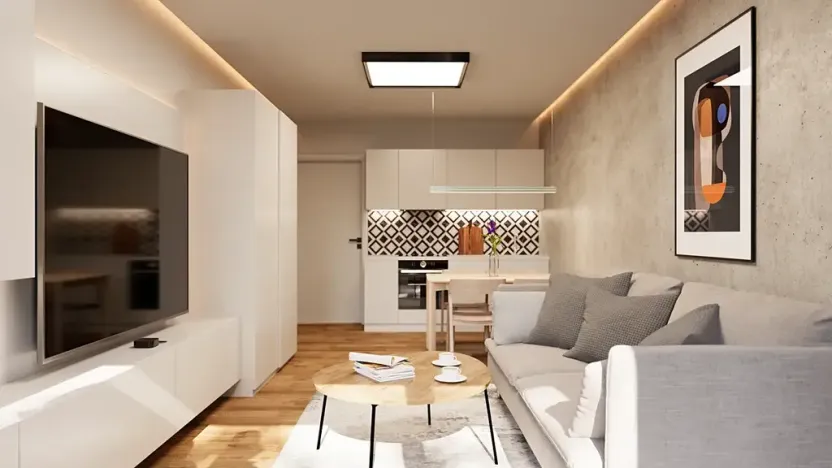 Prodej bytu 1+kk, Praha - Hodkovičky, Modřanská, 28 m2