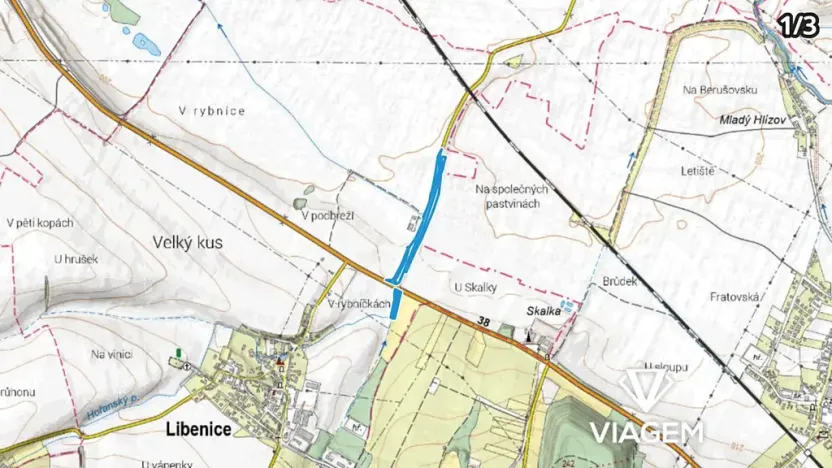 Prodej podílu pole, Libenice, 1743 m2