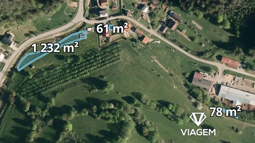 Prodej podílu zahrady, Zděchov, 274 m2