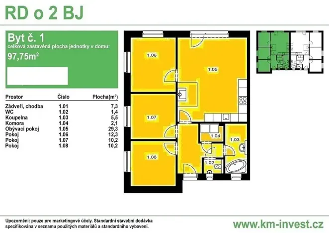Prodej rodinného domu, Smečno, 5. května, 82 m2