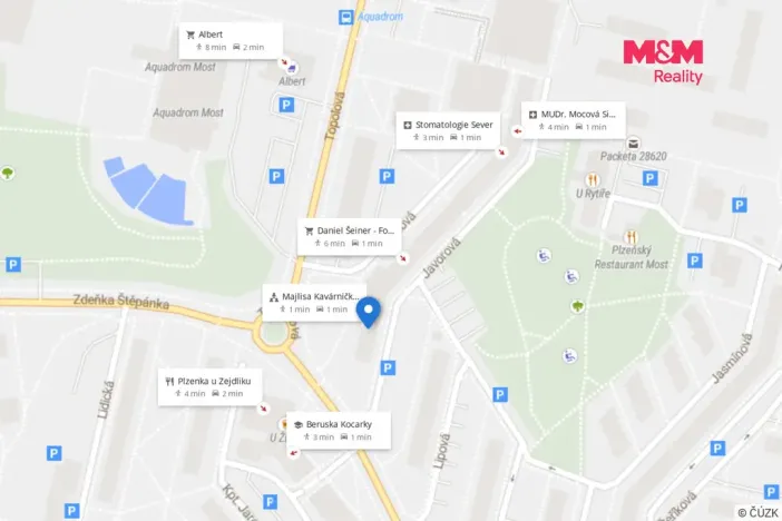Prodej bytu 1+1, Most, Javorová, 33 m2