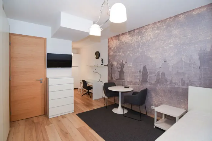 Pronájem bytu 1+kk, Praha - Žižkov, Štítného, 34 m2