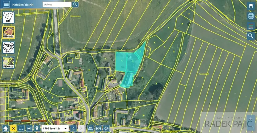 Prodej pozemku pro bydlení, Čížkov, 4058 m2