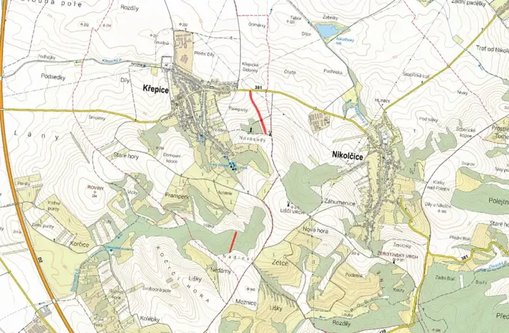 Prodej pole, Křepice, 6238 m2