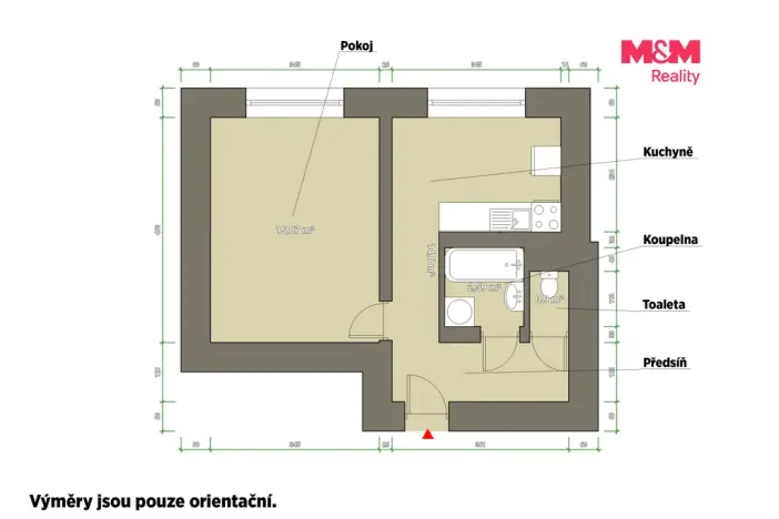 Pronájem bytu 1+1, Plasy, Potoční, 42 m2