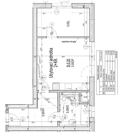 Prodej bytu 2+kk, Praha - Vysočany, Čerpadlová, 43 m2