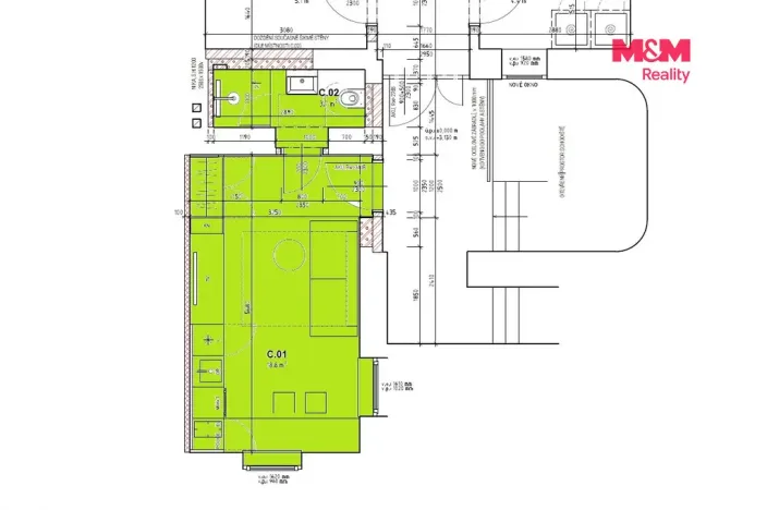 Pronájem bytu 1+kk, Čáslav - Čáslav-Staré Město, Klimenta Čermáka, 23 m2