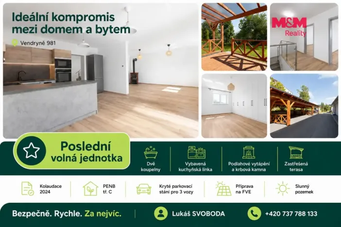 Prodej atypického bytu, Vendryně, 133 m2