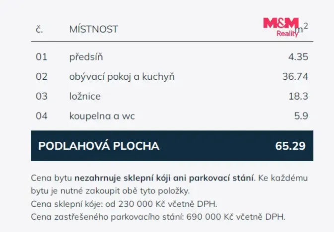 Prodej bytu 2+kk, Praha - Střížkov, Střížkovská, 65 m2