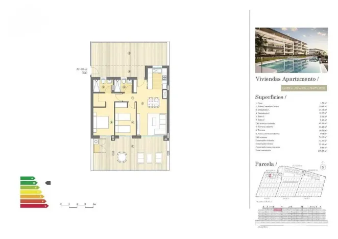 Prodej bytu 3+kk, Mutxamel, Alicante, Španělsko, 74 m2