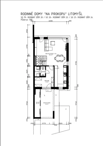 Prodej rodinného domu, Litomyšl, Bohdana Kopeckého, 127 m2