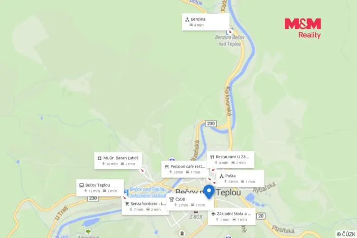 Prodej rodinného domu, Bečov nad Teplou, nám. 5. května, 351 m2