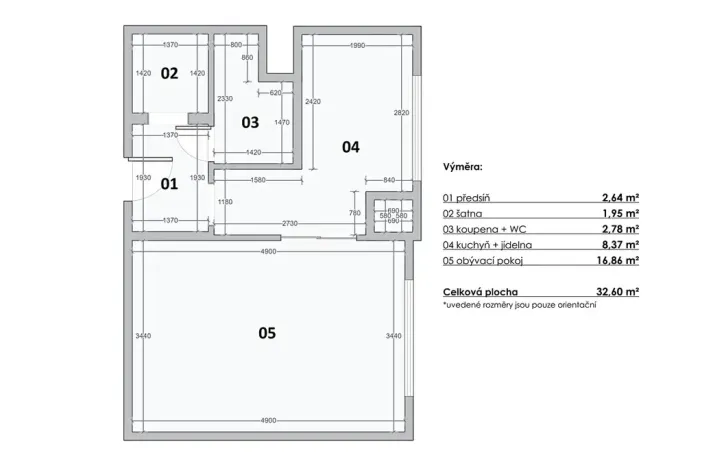 Pronájem bytu 1+1, Praha - Libeň, náměstí Na Balabence, 33 m2