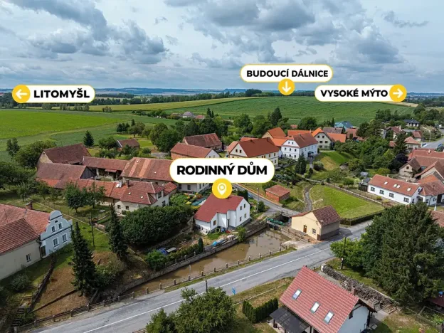 Pronájem rodinného domu, České Heřmanice, 128 m2
