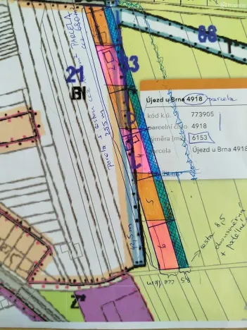 Prodej pozemku pro bydlení, Újezd u Brna, 6153 m2